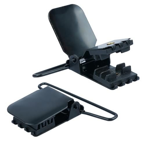 2 inch Suspender Clip Black Plated Heavy Duty Suspender Clip with Plastic