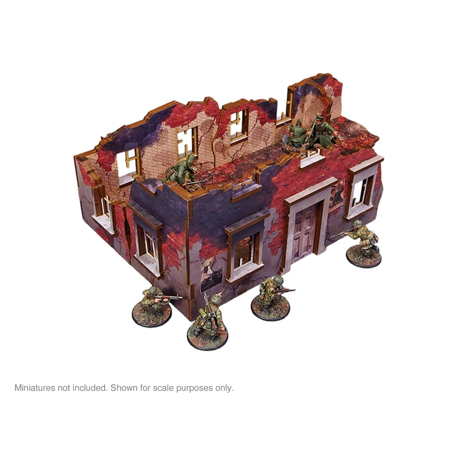 Micro Art Studio H00251 WW2 Ostfront Stalingrad Ruined Building (Bolt Action)