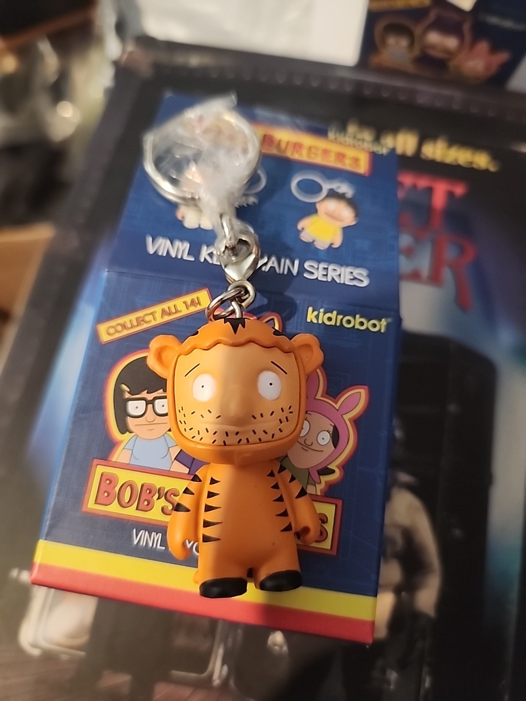 Kidrobot Teddy Tiger Costume 1/24 Bobs Burgers Keychain  New In The Box Mint