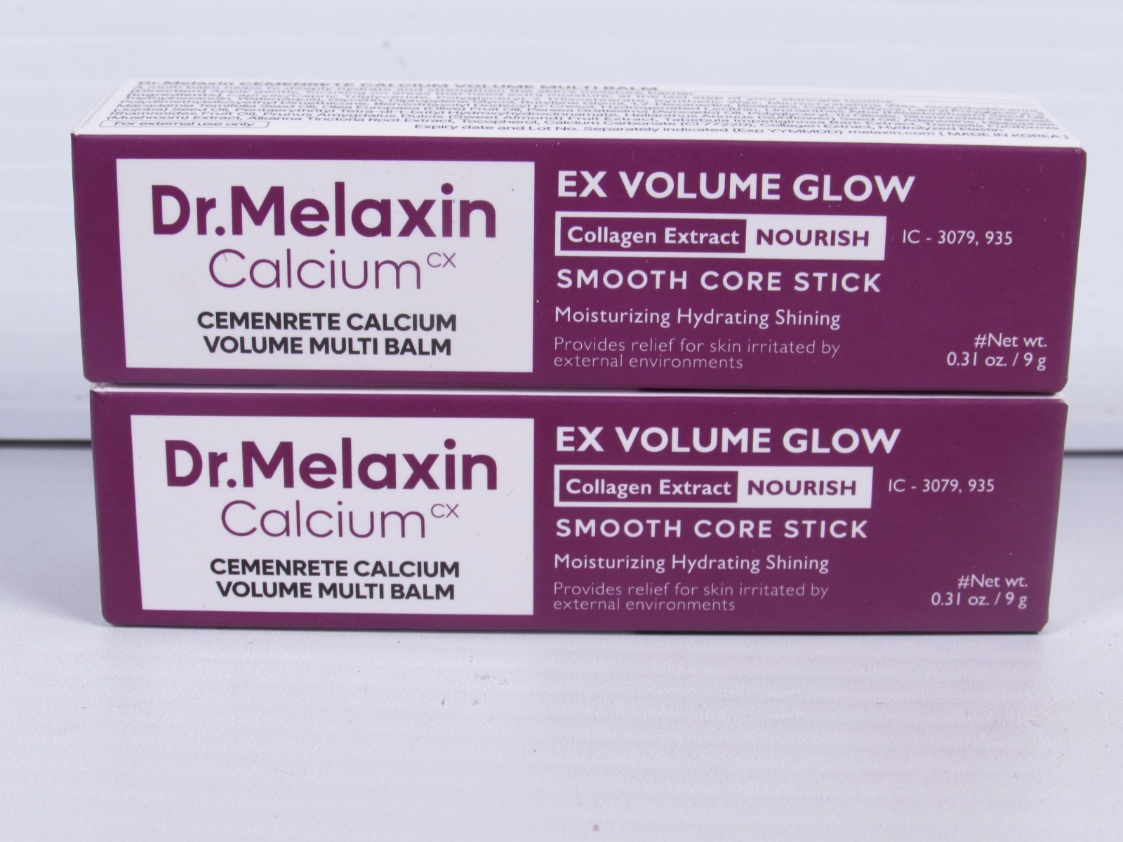2X Dr. Melaxin Cemenrete Calcium Volume Multi Balm Wrinkle Core Stick 9g 10/2028
