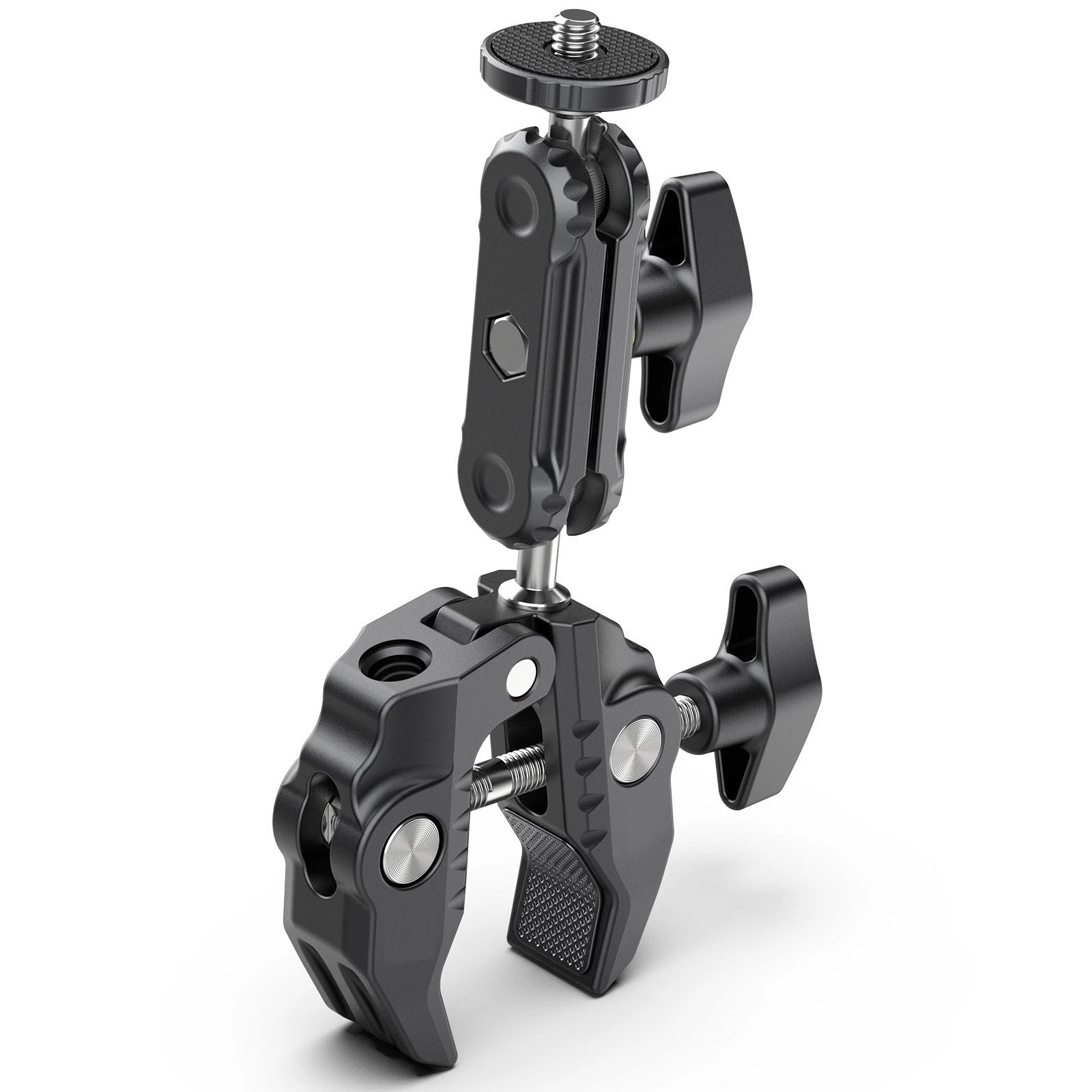 R094 Camera Mount Super Clamp Ball Head for Action Tripod Pipe/ Desk Mount CA