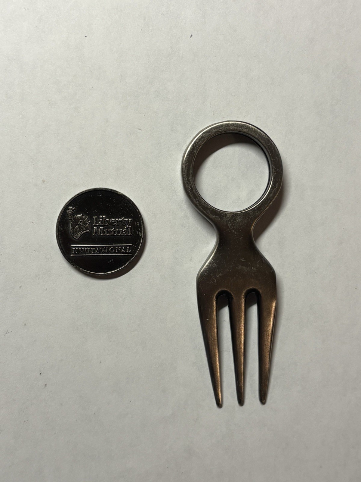 Liberty Mutual Invitational Divot Tool & 1" Double-Sided Coin Style Golf Marker