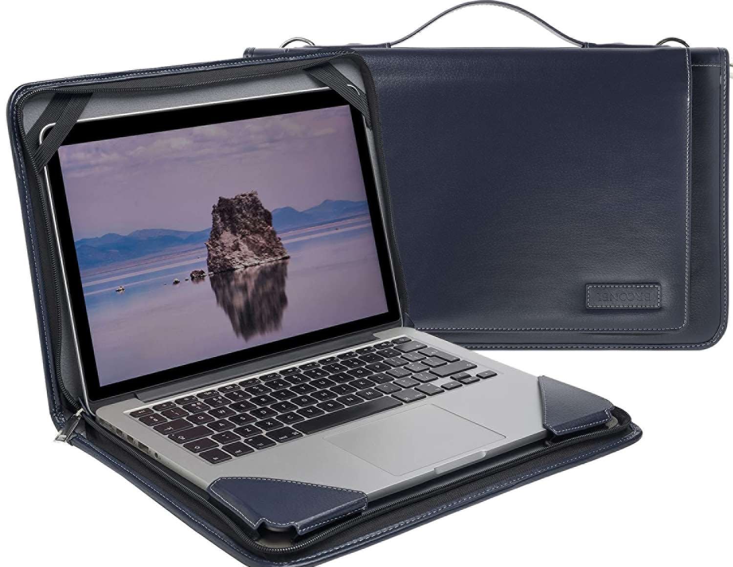 Broonel Blue Laptop Messenger Case For XUEMI 15.6" Laptop