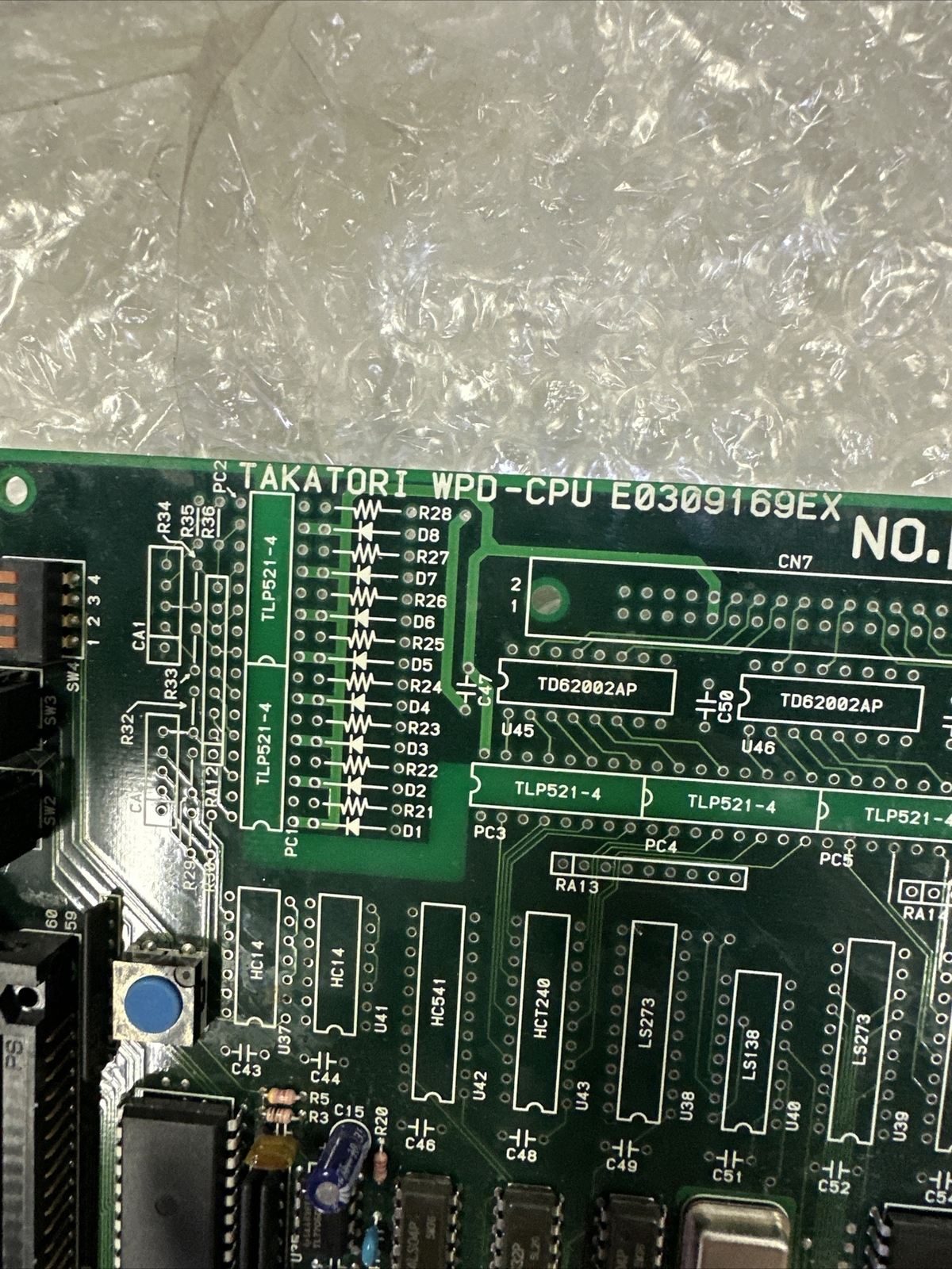 Takatori CPU E0309169EX Input/Output Board