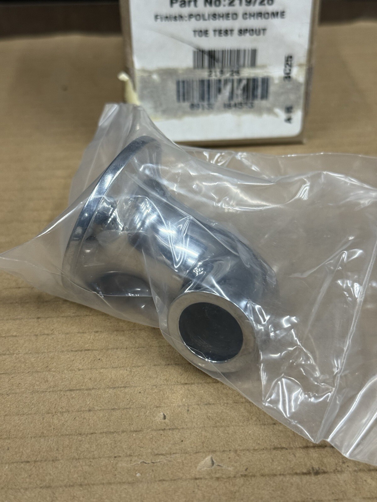 Brasstech 219 Toe Test Spout - Polished Chrome 219/26 - New