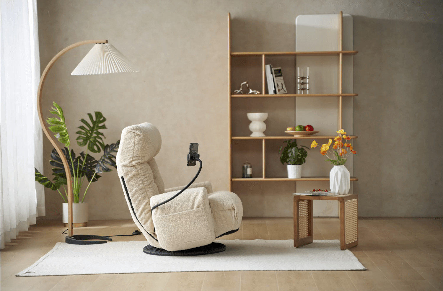 Adjustable head and waist, game chair, lounge chair in the living room, 360 de