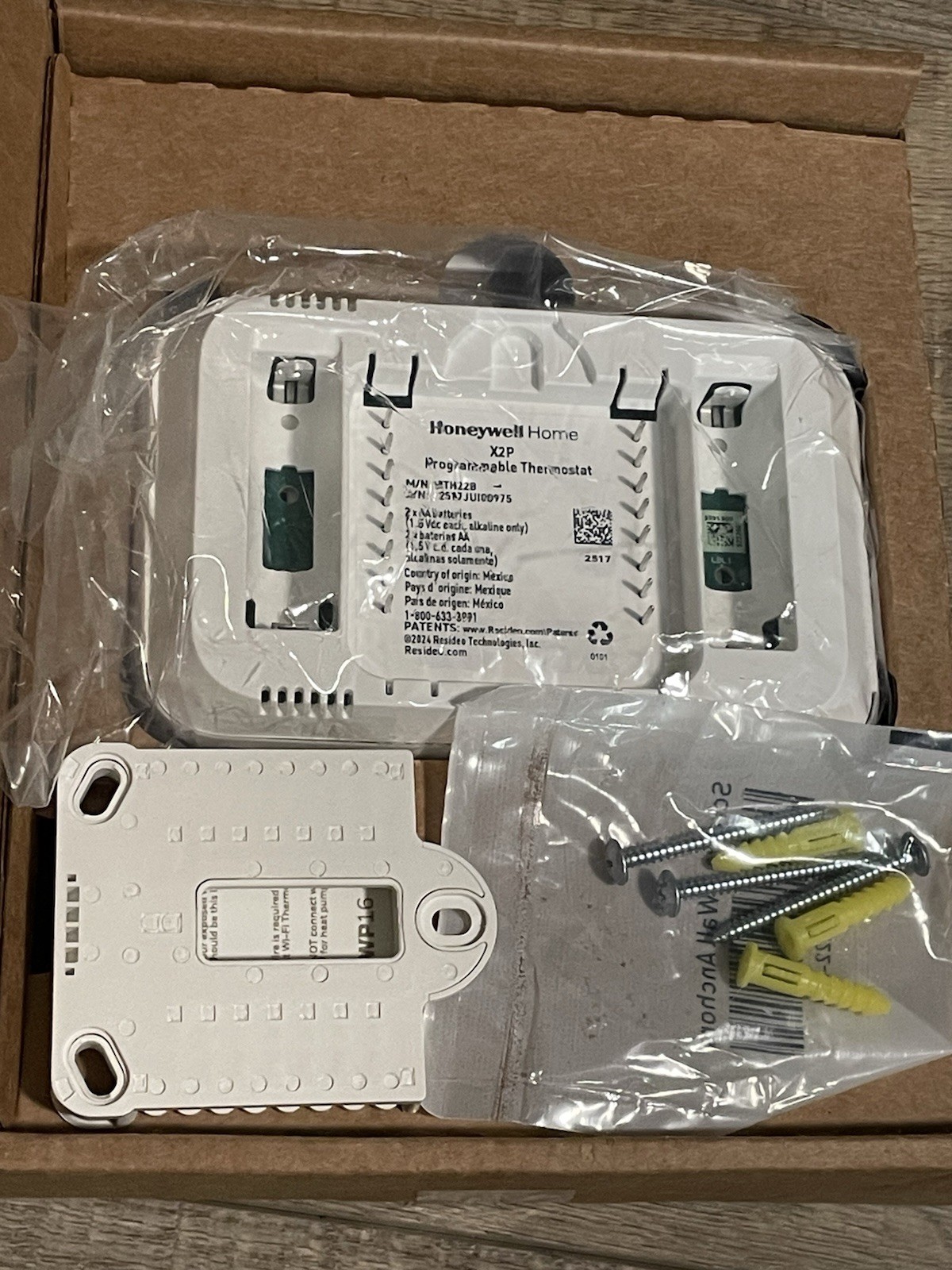 Honeywell Home X2P 2 Stage Programmable Thermostat