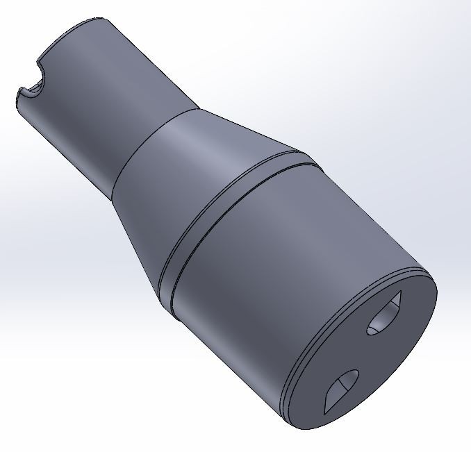 Rocket Transition Piece for BT-80 to BT-60 Tube for Flying Model Rocket