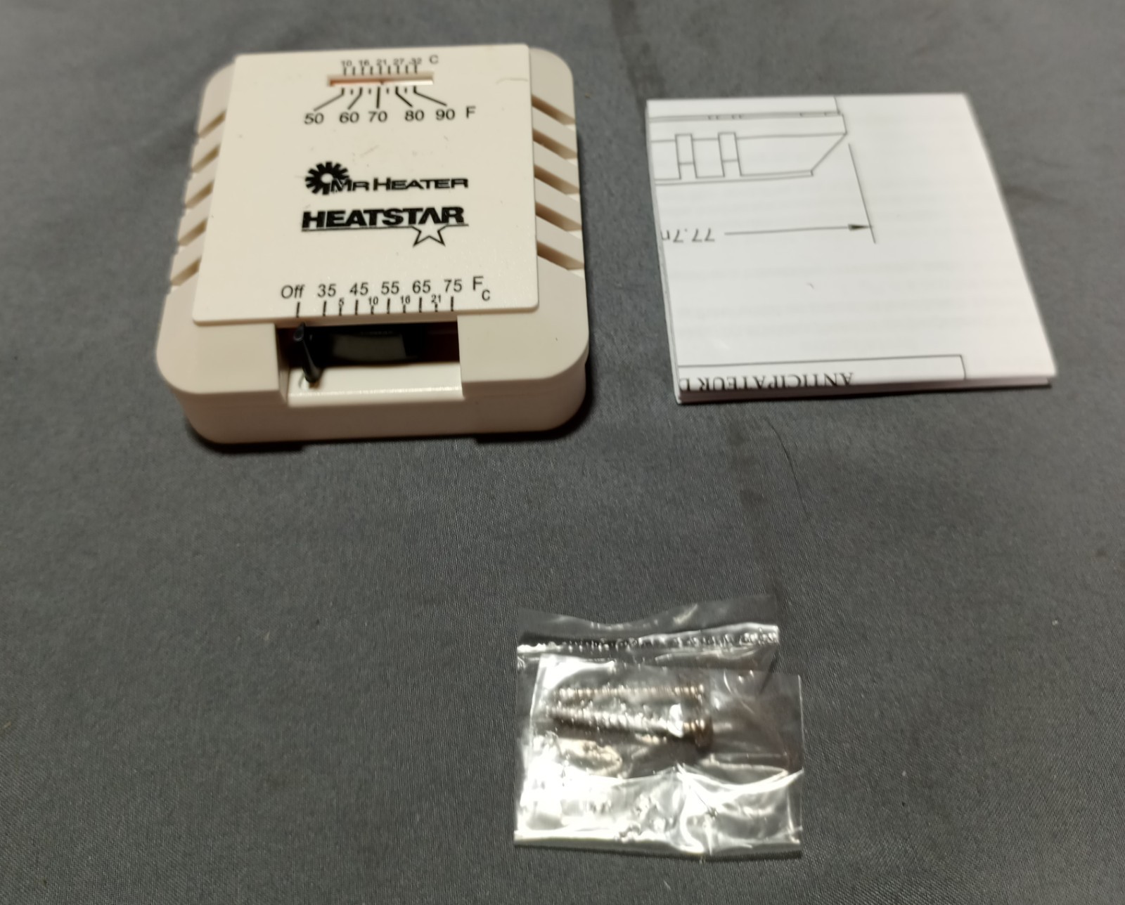 RK134EAY Millivolt Thermostat Rev-T