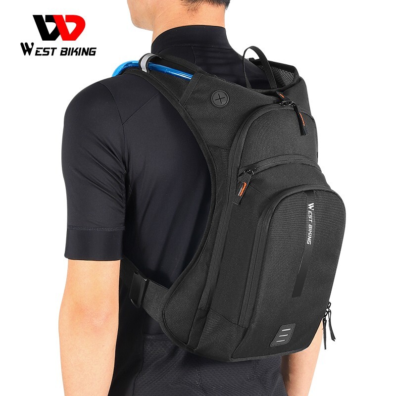 WEST BIKING 2L Water Bladder Bag 10L Cycling Hiking Hydration Pack Backpack