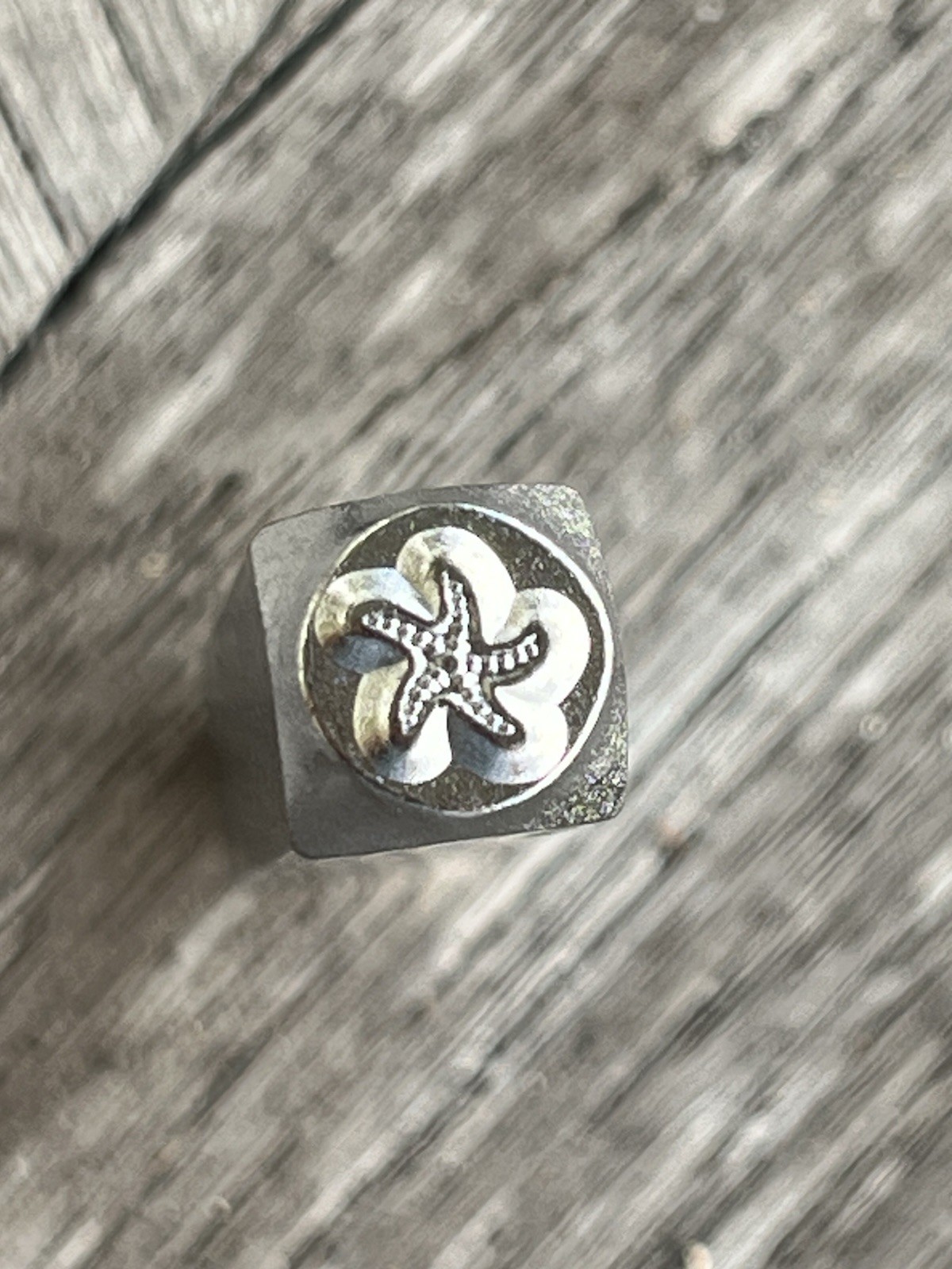 6mm Starfish Steel Metal Punch Jewelry Design Stamp