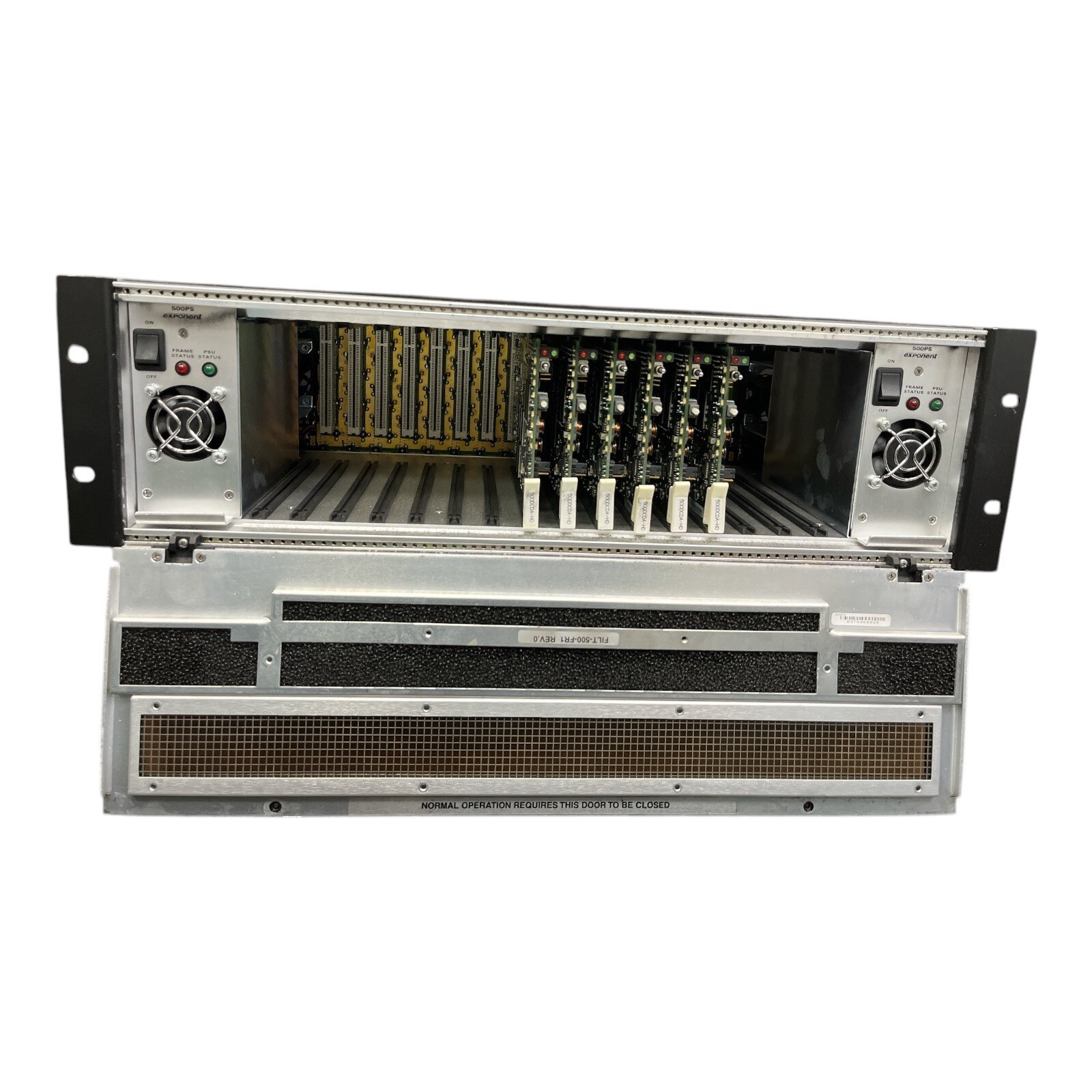 Evertz 500FR Compact Distribution Frame 6x 500DCDA-HD Cards