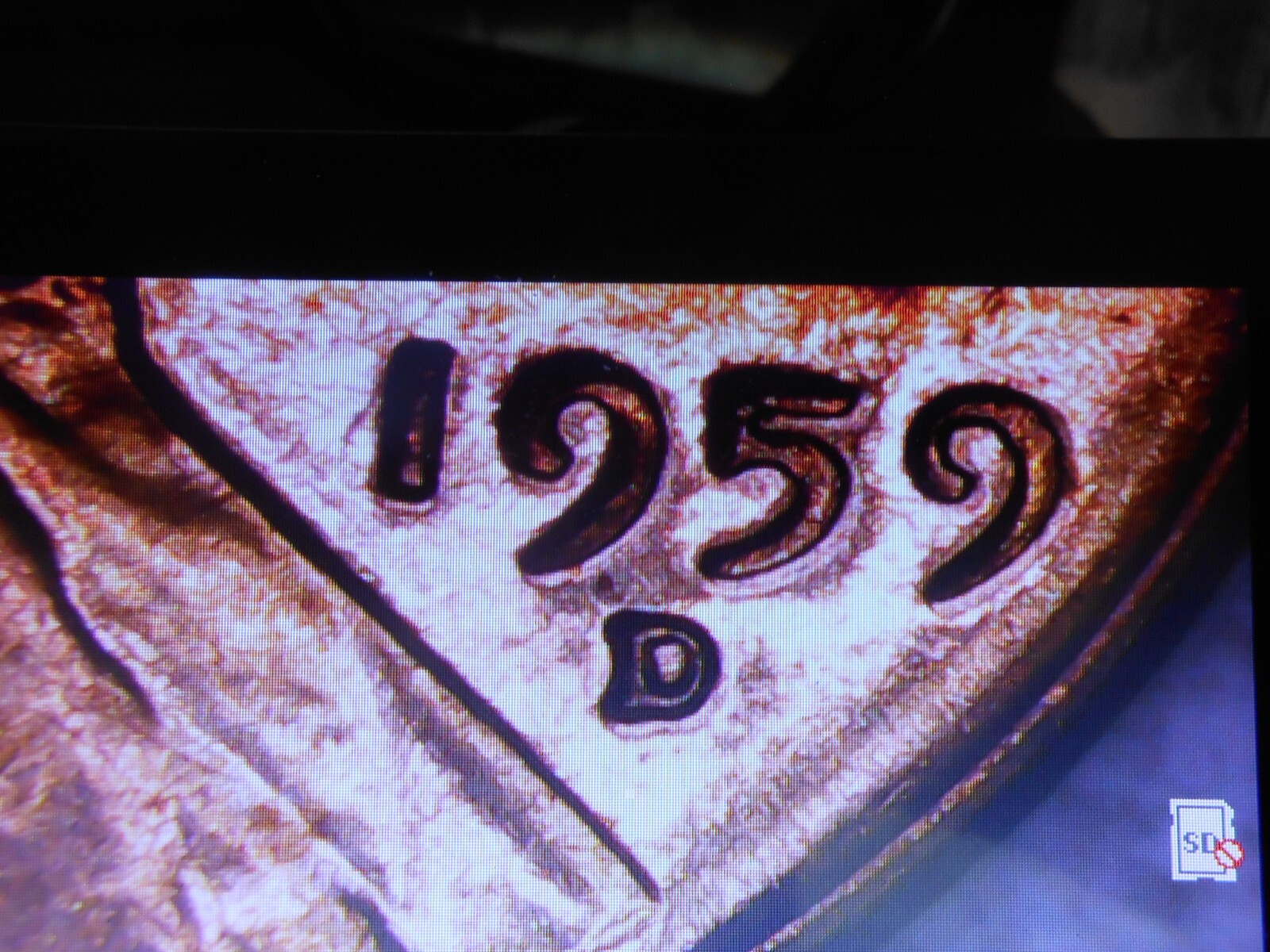 1959 d Lincoln cent with errors