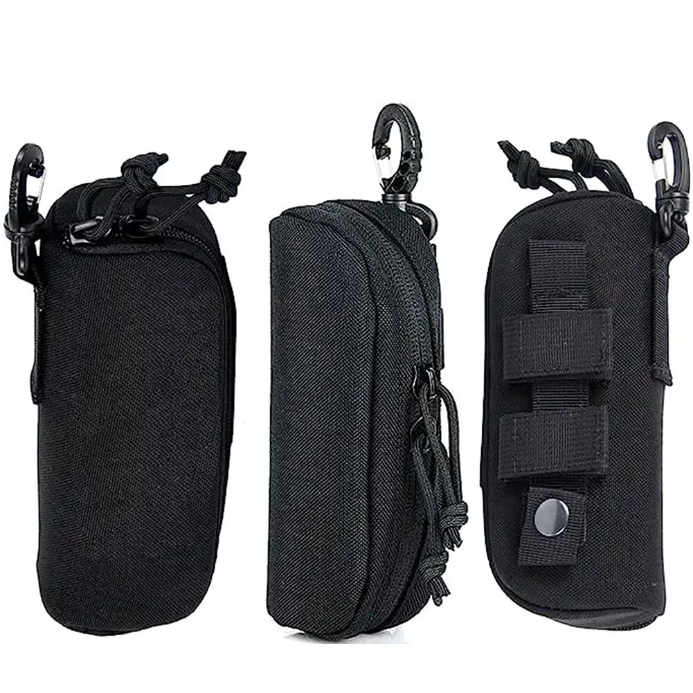 Tactical Molle Sunglasses Goggle Glasses Bag Case Portable Storage Pouch Black