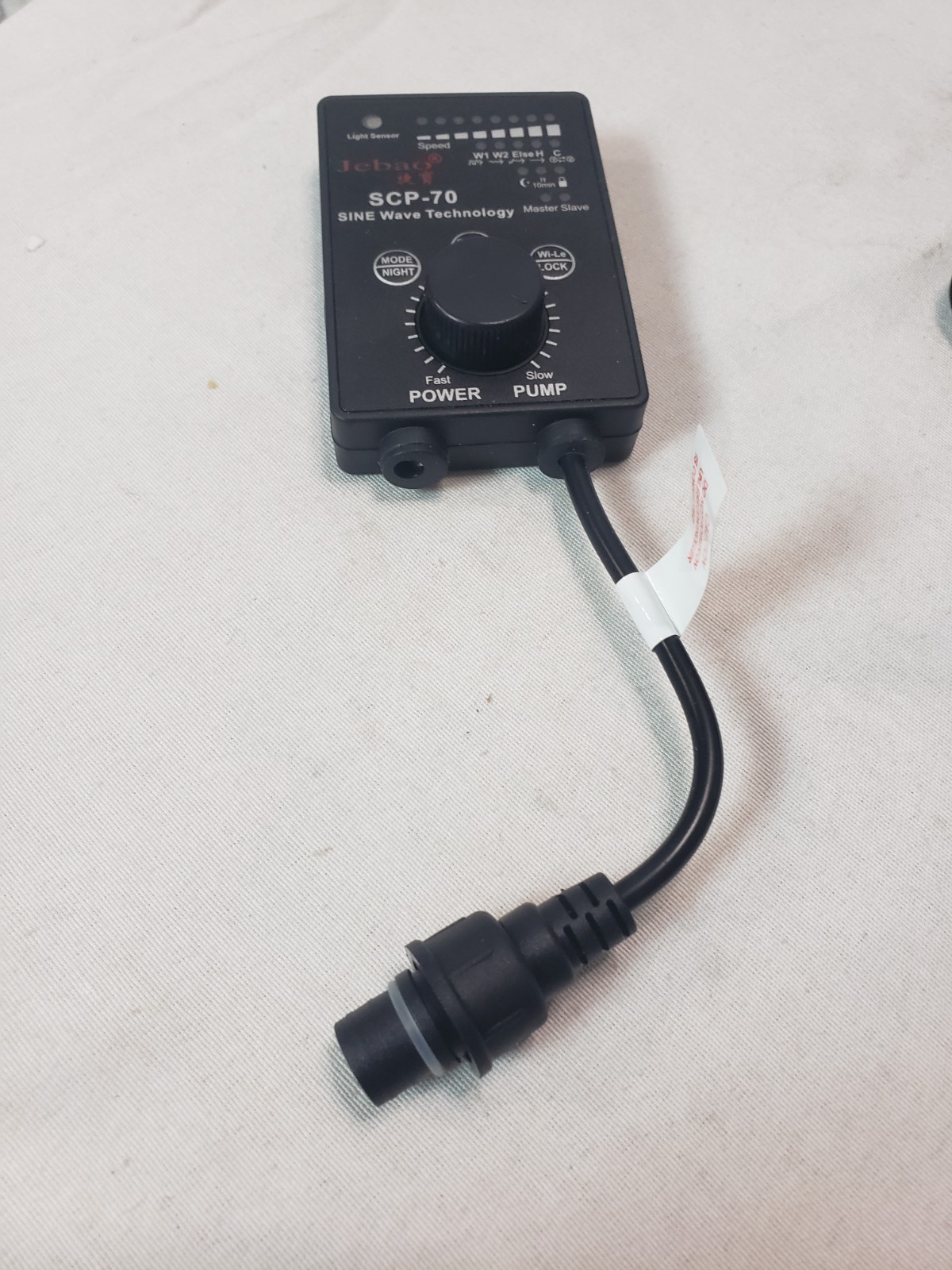 Jebao SCP-70 Sine Cross Flow Pump Wave Maker with Controller, Black