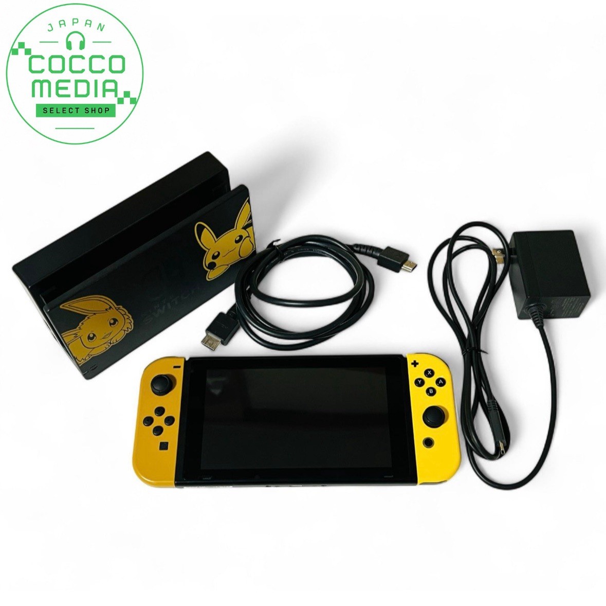 Nintendo Switch Pokemon Let's Go Pikachu Eevee Edition used