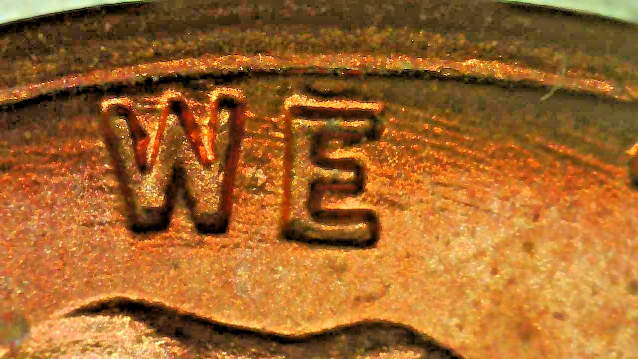 1958 wheat penny error DDO RPM