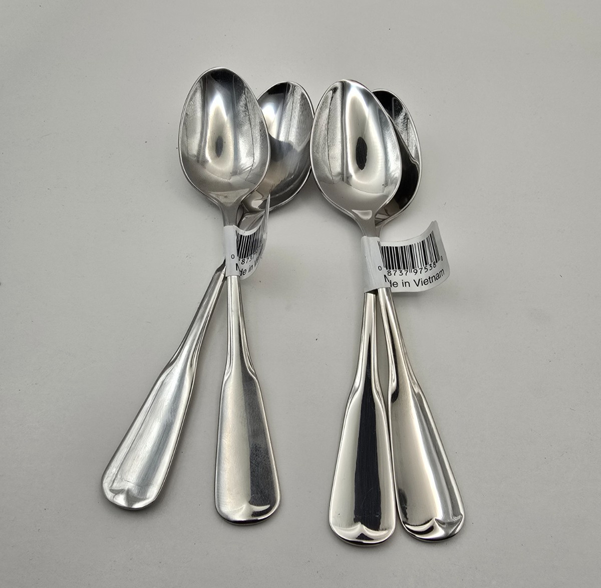 Oneida PLYMOUTH ROCK Stainless Teaspoons Set of 4 NEW
