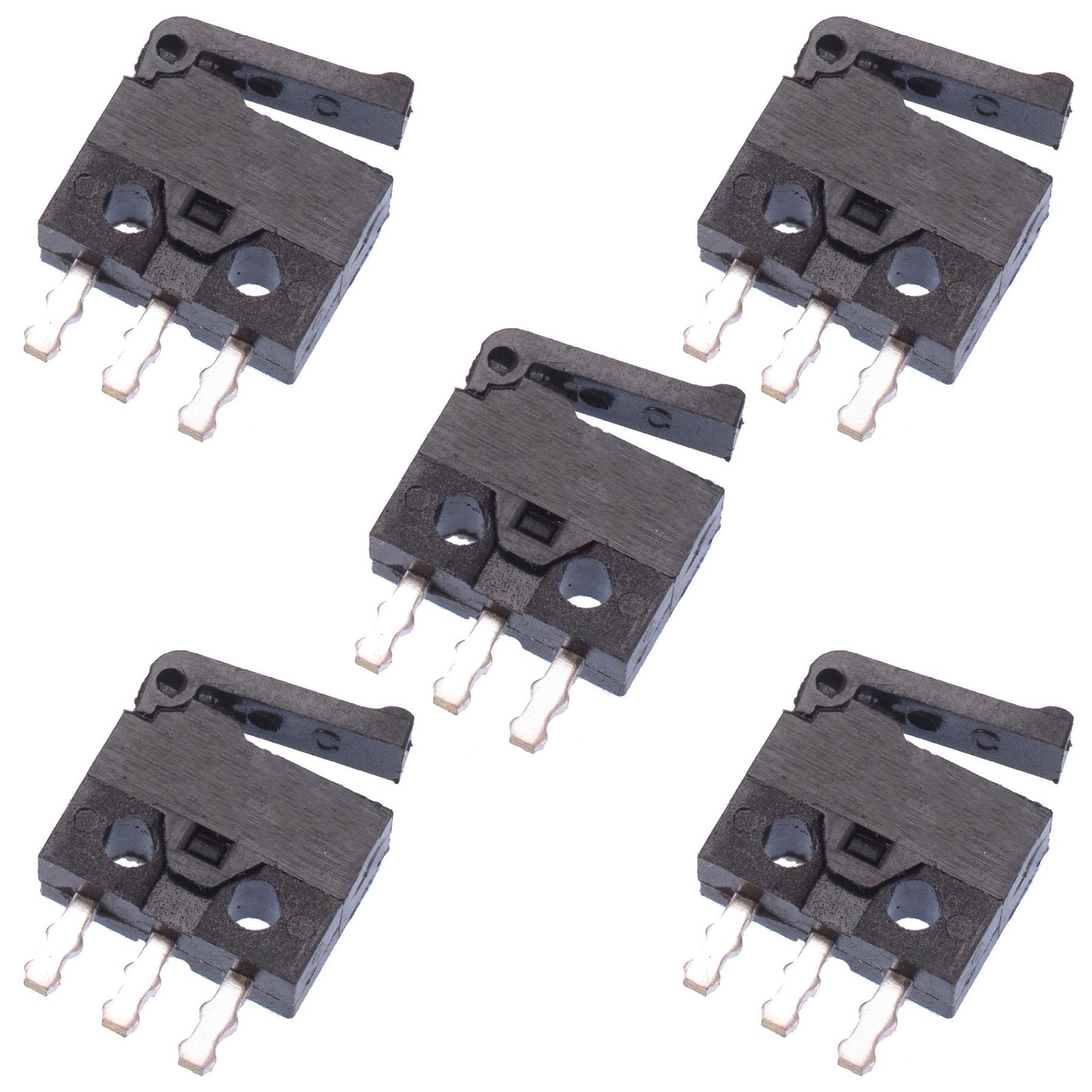 5 X Levier Microminiature Micro Interrupteur Spdt