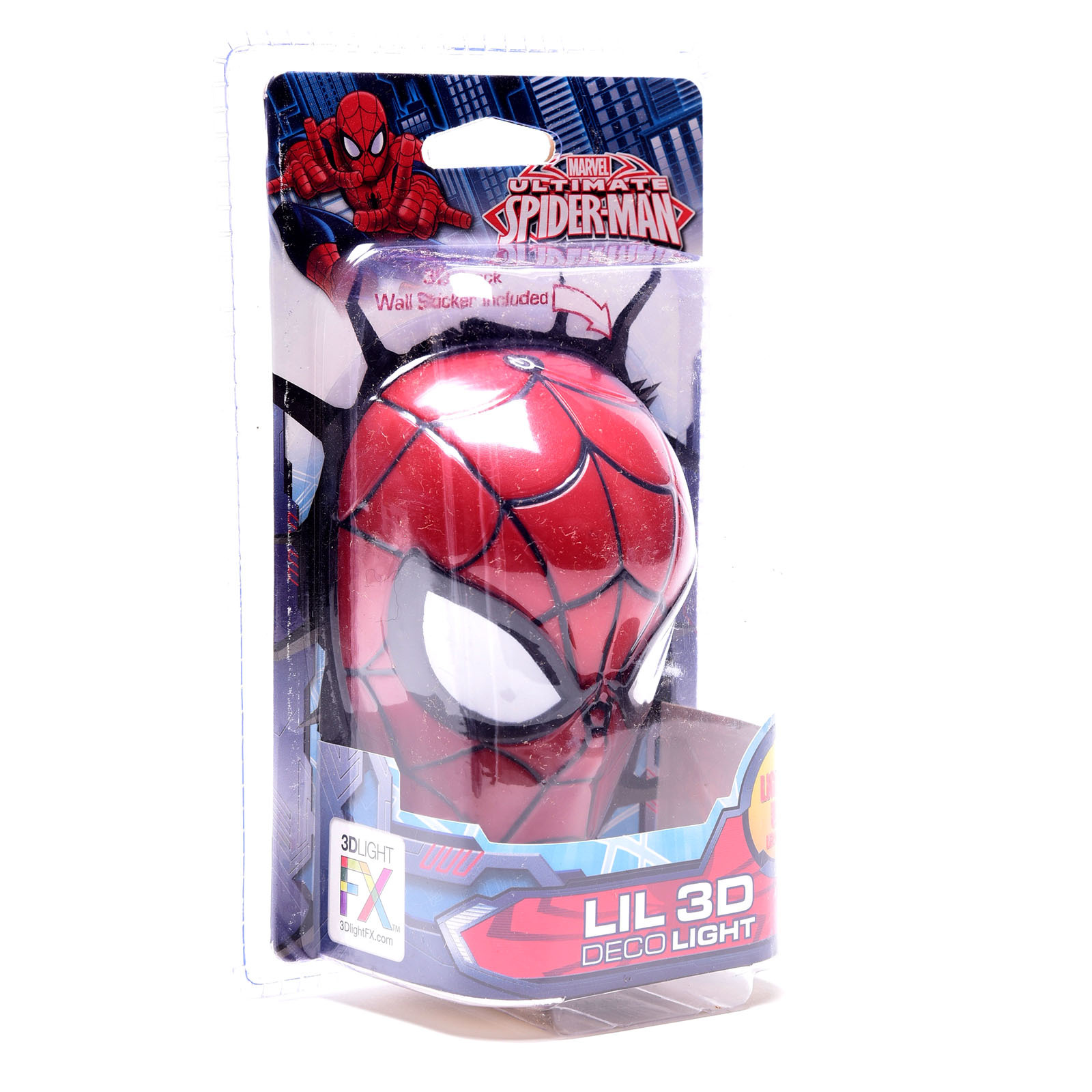 Marvel Avengers Mini Spider Man Head 3D FX Deco Wall LED Decoration Night Light