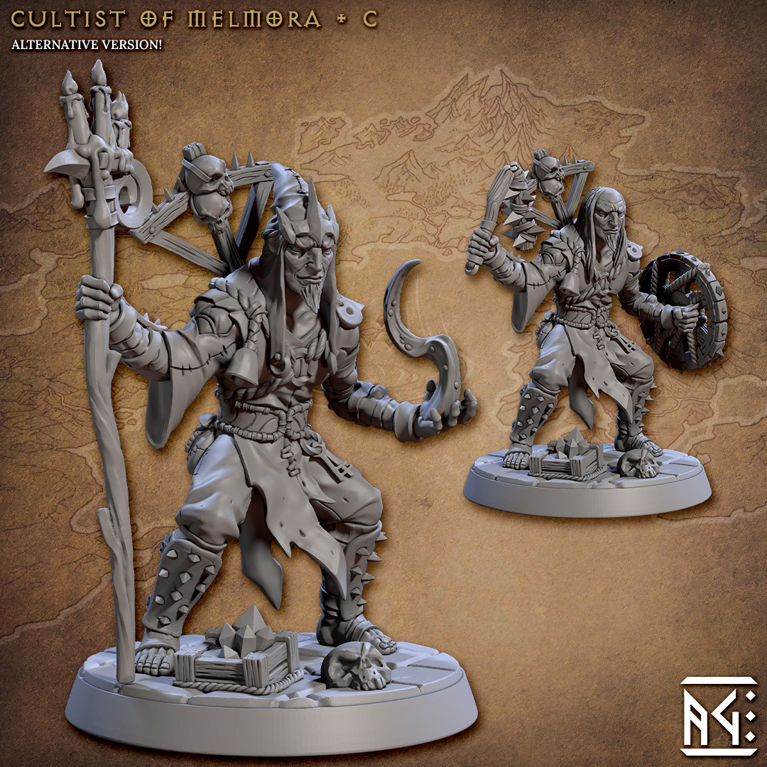 Cultist Warrior C - NPC - Artisan Guild - Dungeons and Dragons