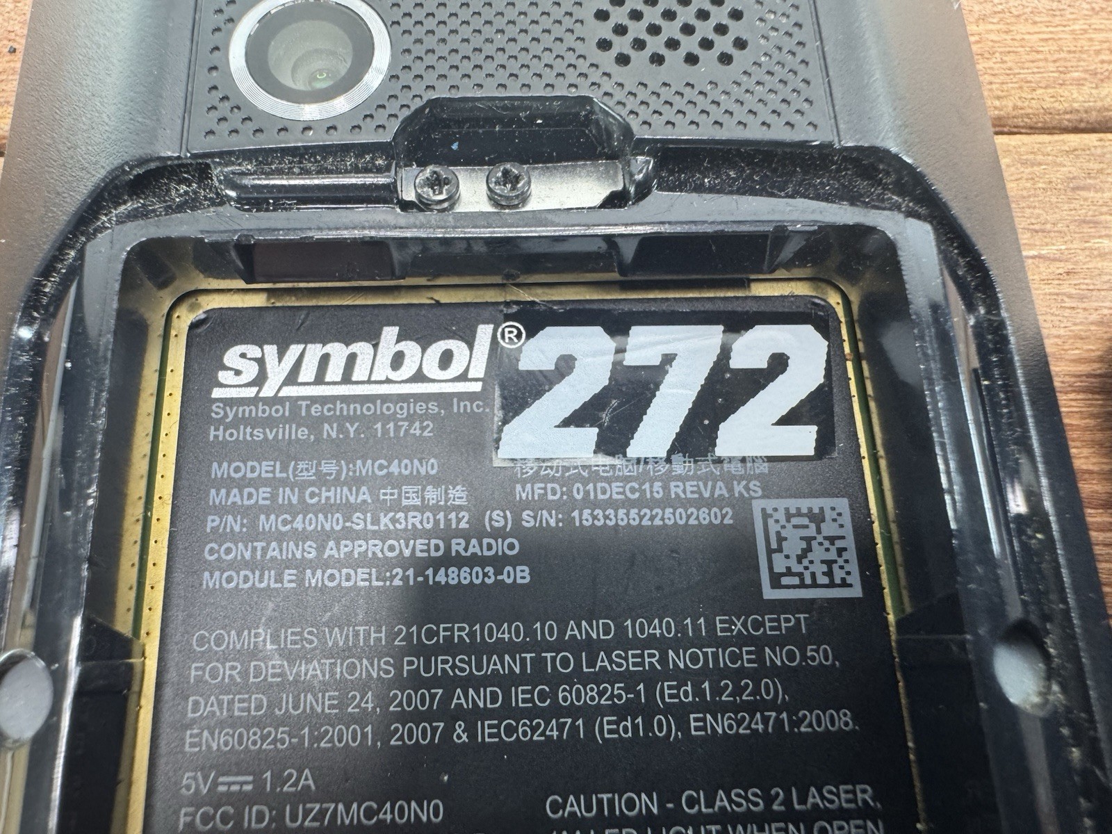Symbol Zebra Motorola MC40 Touch Computer Scanner with Walmart Software TESTED