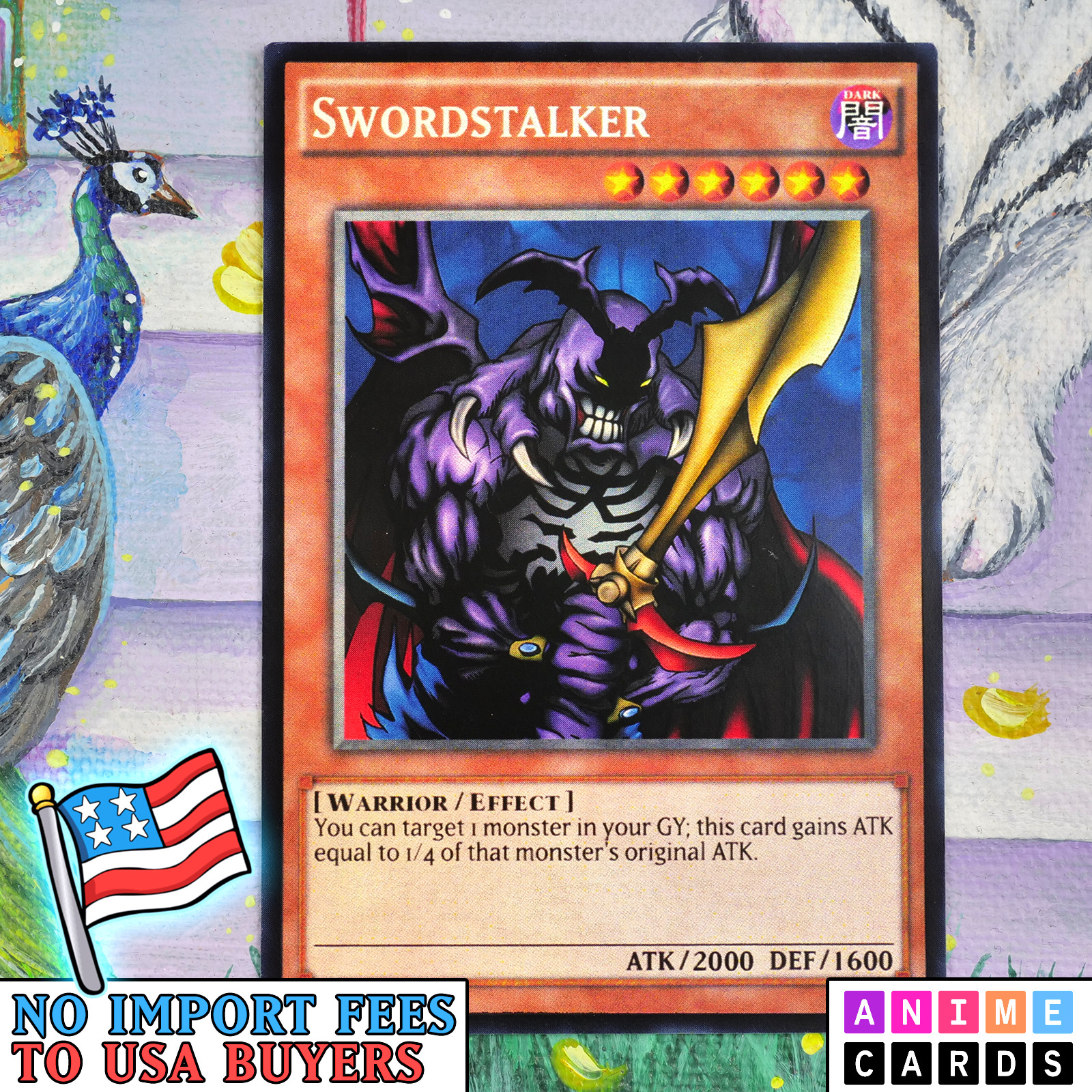 Swordstalker ANIME EFFECT HOLO card