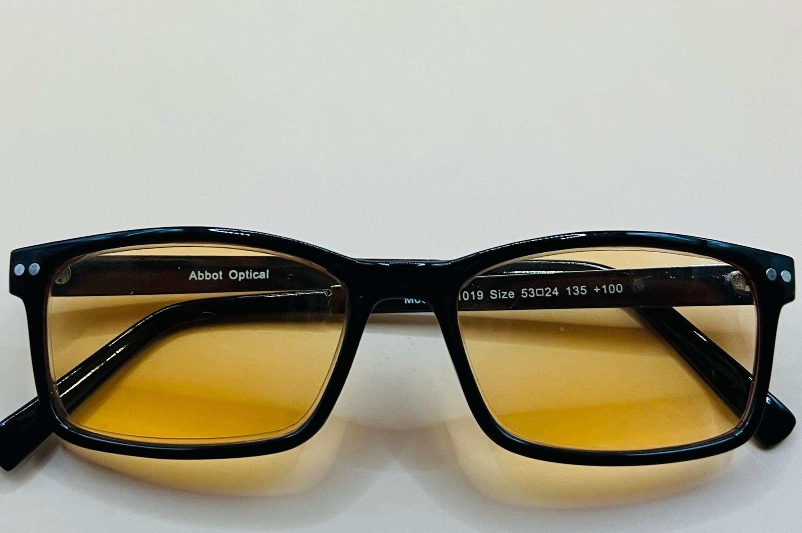 Abbot Optical Amber Lens, Blue Light Blocking Gaming & Computer Glasses-Brand Ne