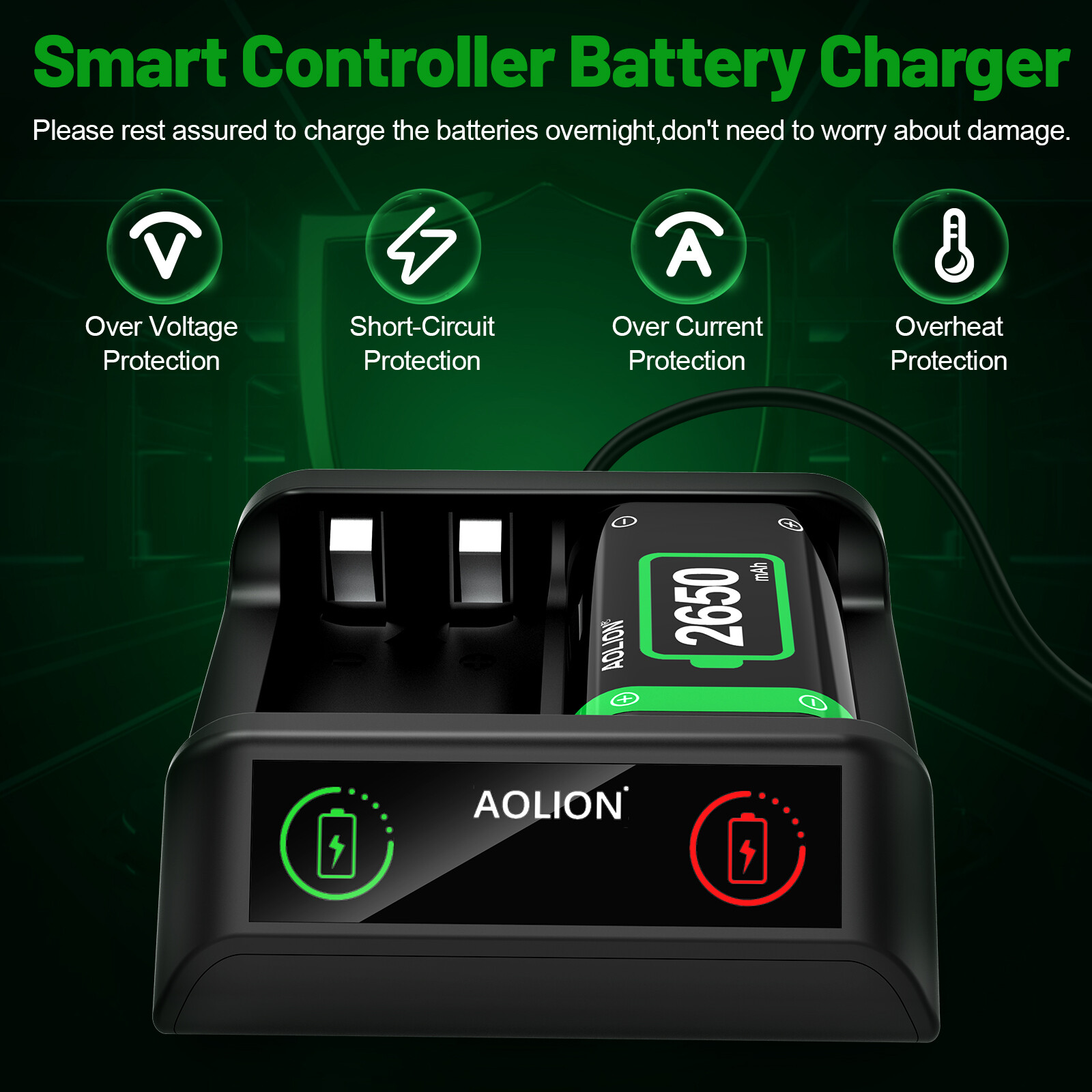 New For Microsoft Battery For Xbox One Wireless Controller 2650mAh Rechargeable