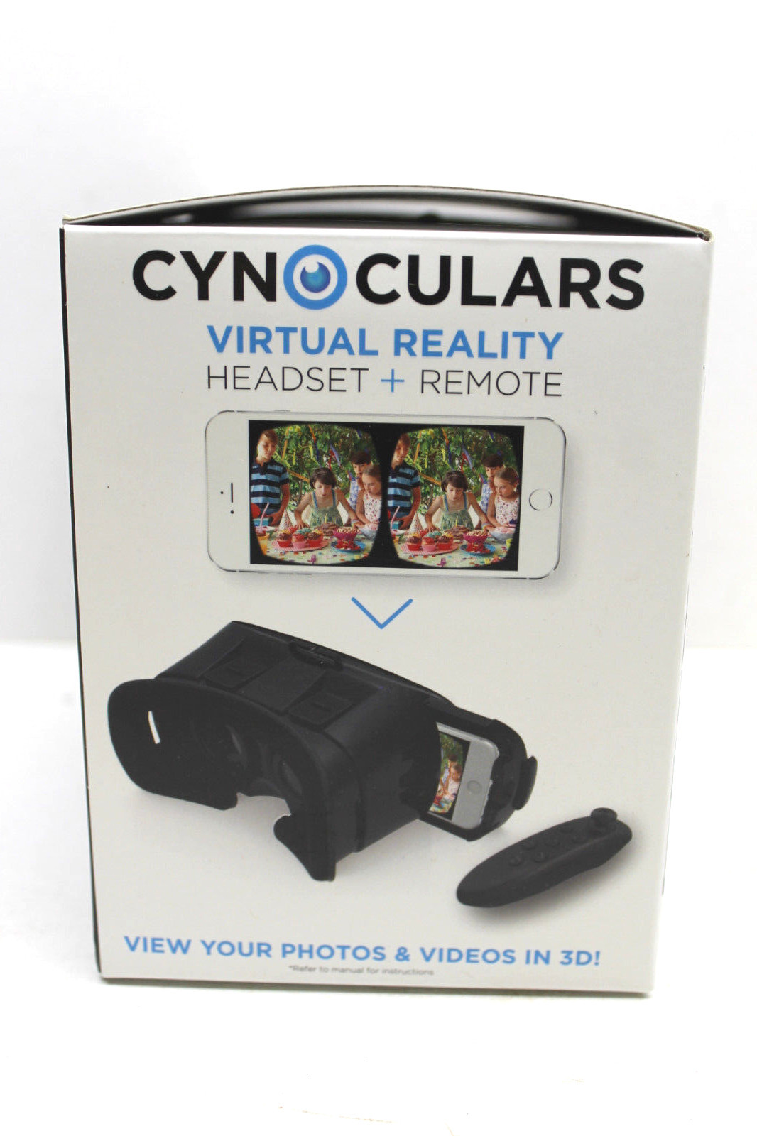 Hype Cynoculars Virtual Reality Headset + Remote Wireless Gaming 360 Viewing