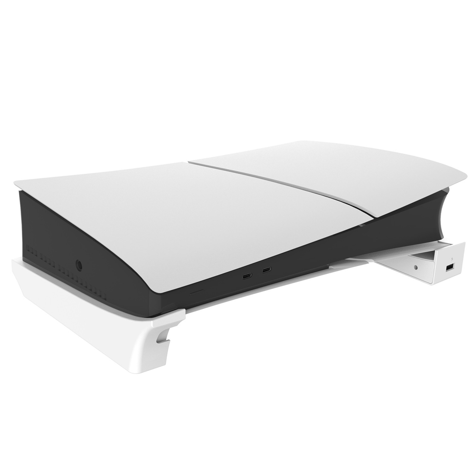 Holder Bracket With 4 Port USB Hub Replacement Commponents For PS5 Slim Console