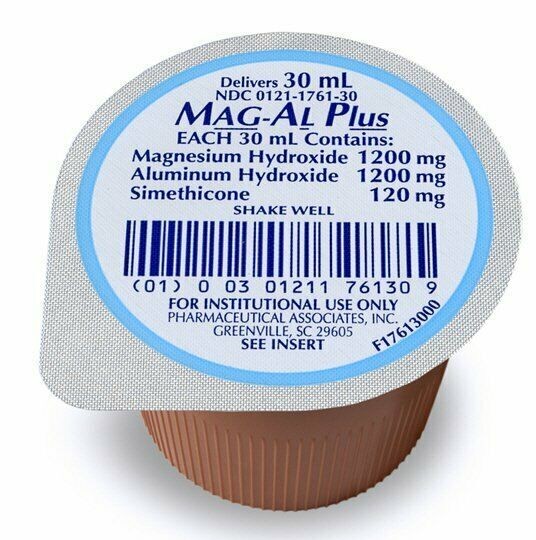 Mag Al Plus Magnesium Hydroxide Aluminum Hydroxide Oral Liquid 30ml 100 Count