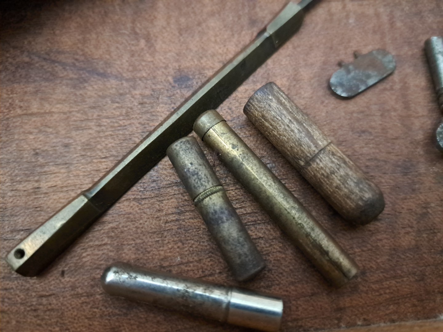 Antique Technical Mathematical Drawing Instruments Set Geometry in Wood Box