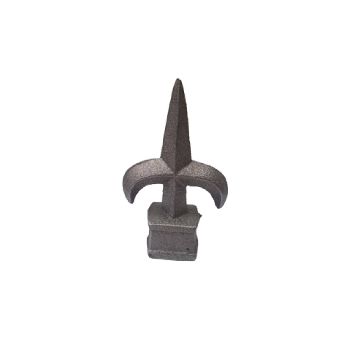 3/4" Finial Banana Peel Square Pipe Gate Fence Topper Ornament Weld On Cast Iron