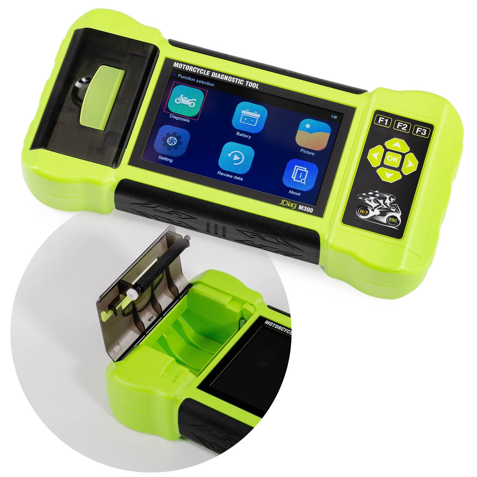 JDiag M300 Full Version Motorcycle Diagnosis OBD2 Scanner Moto Fault Code Reader