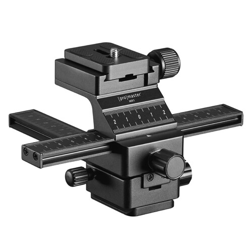 Promaster MR1 Macro Focusing Rail w/ Quick Release USA 1 Year Warranty #6095