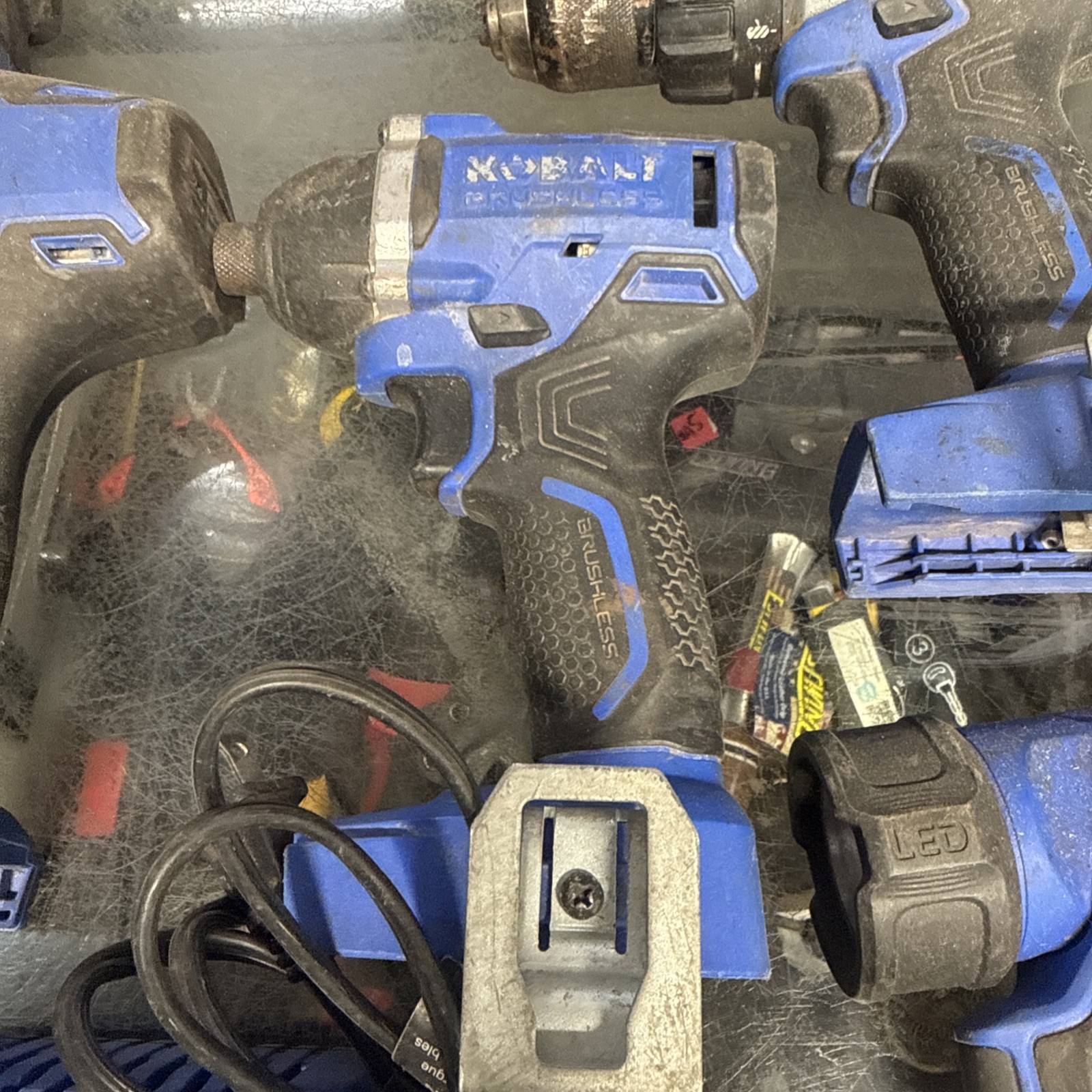 Used Kobalt Powertool 24V Bundle 24 Volt Drill Impact Light Multi Tool Hacksall+