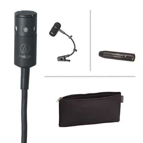 Audio-Technica PRO35 Cardioid Condenser XLR Clip-on Instrument Microphone