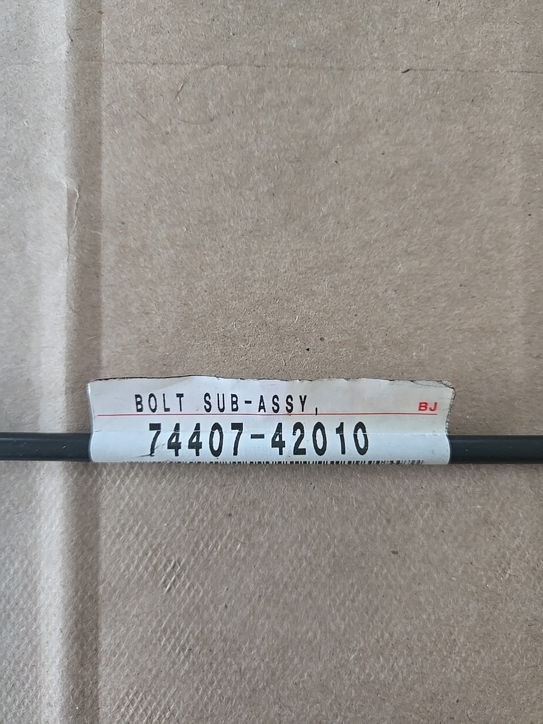74407-42010 New Toyota Genuine Battery Hold Down Hook/Bolt