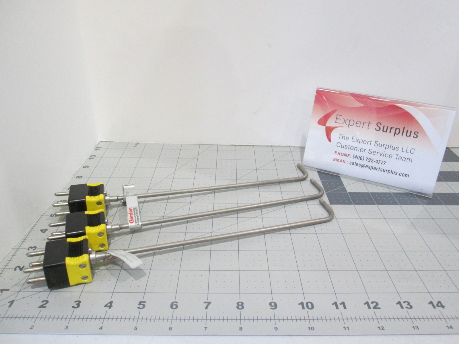 WJ Gordon, ACHA00Q100WK000, Thermocouple, Temp Measurement Sensor, New, Lot of 3