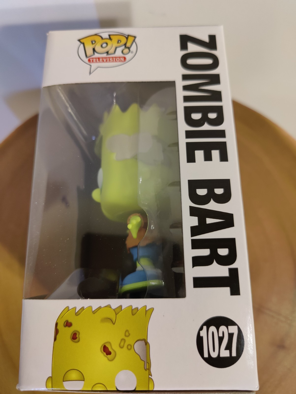 Funko Pop! Television The Simpsons 1027 Zombie Bart Vinyl Figure