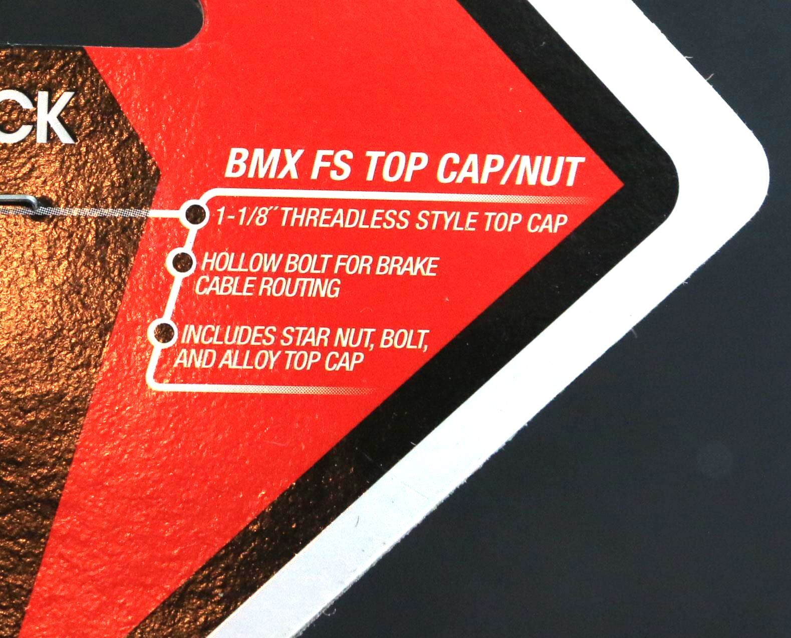 Diamondback 1-1/8" Threadless Freestyle BMX Bike Headset Cap Internal Cable NEW
