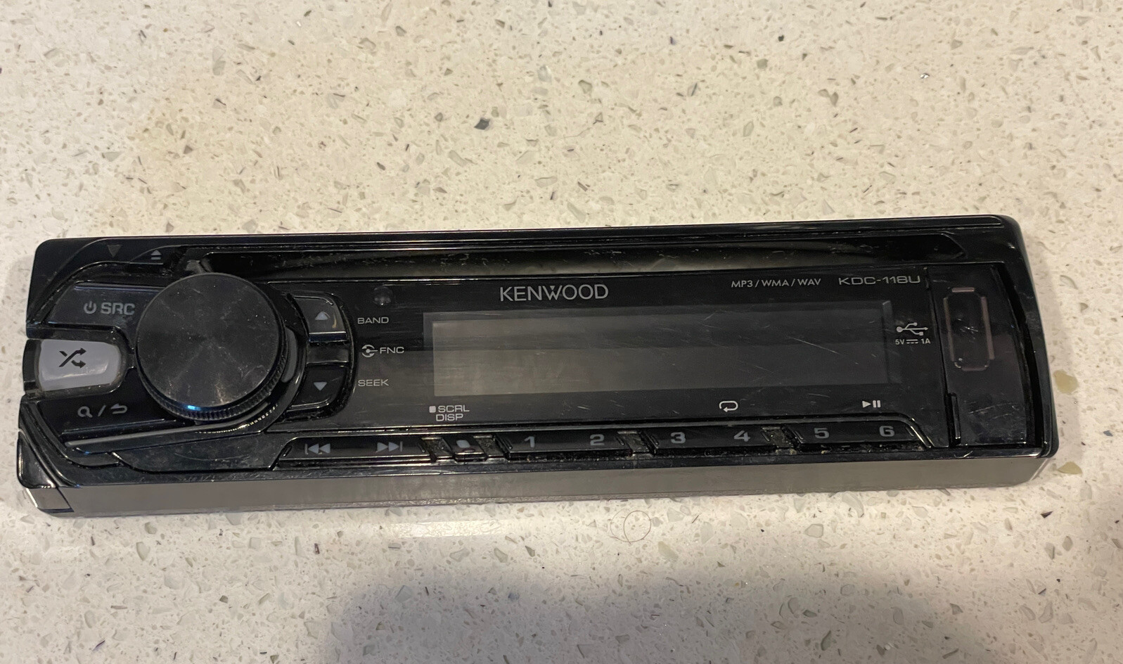 KENWOOD KDC-118U CAR STEREO FACEPLATE  KENWOOD KDC-118U FACEPLATE ONLY OEM🟠