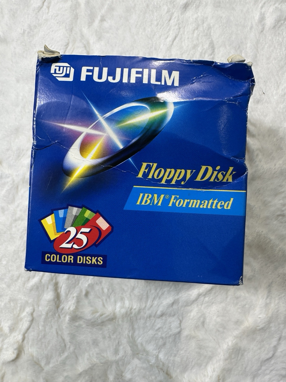 Fujifilm - 3.5 inch Floppy Disks Box of 22 Color IBM Formatted Open Box New