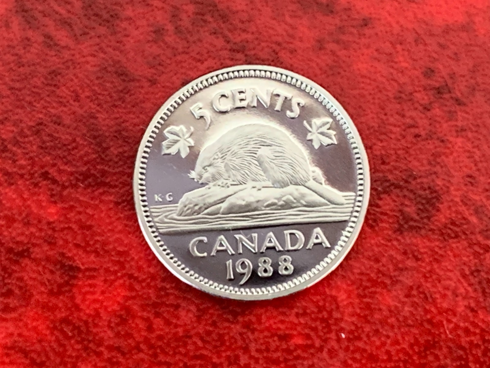 Canada 5 Cent 1988 Proof Coin-Uncirculated
