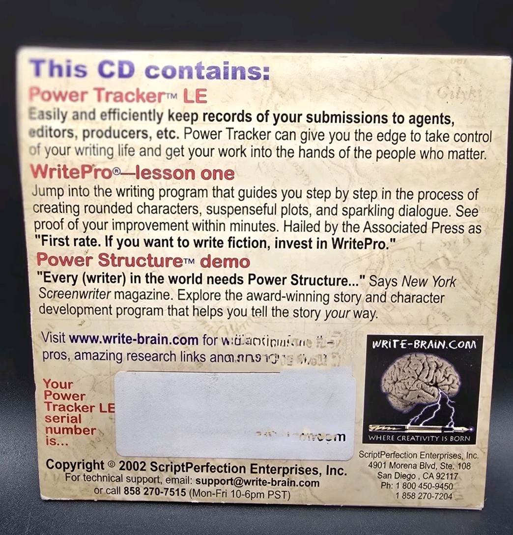 Power Tracker LE - Professional Submission Tracking Software For Writers 2002
