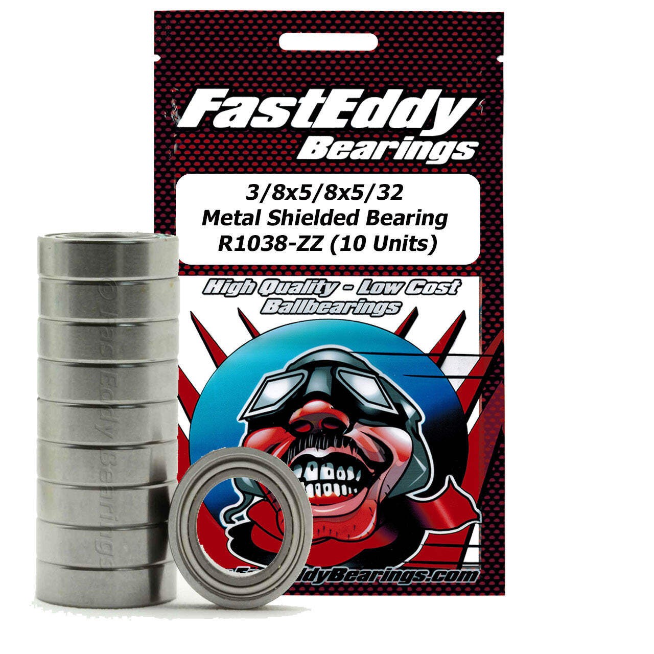 3/8x5/8x5/32 Metal Shielded Bearing R1038-ZZ 10 Units