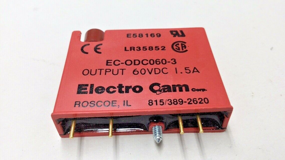 Electro Cam EC-ODC060-3 Output Module 60VDC 1.5A