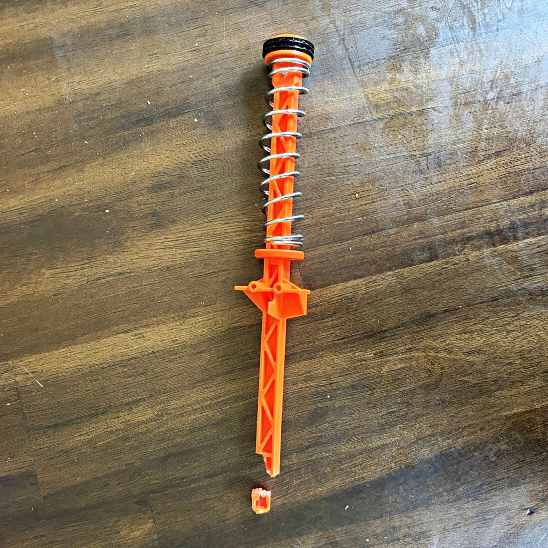Bug A Salt 2.0 Orange Barrel Spring Plunger Rod (one end broken) and spare parts