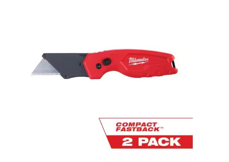 FASTBACK Compact Folding Utility Knife with General Purpose Blade